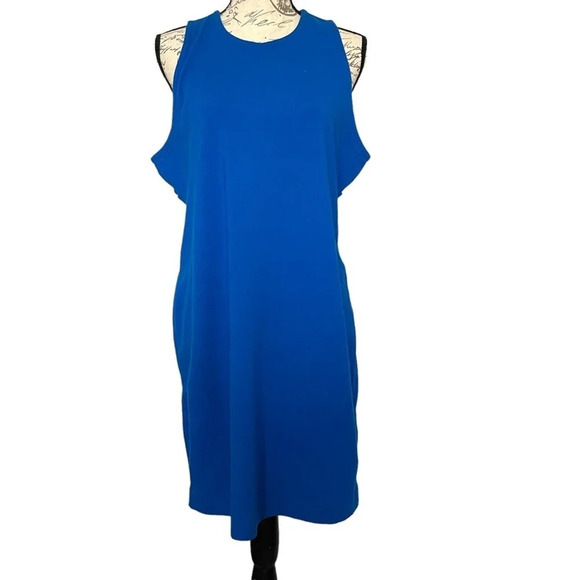 Lou & Grey LOFT Modal Blend Sleeveless Dress Size Large - Picture 8 of 8